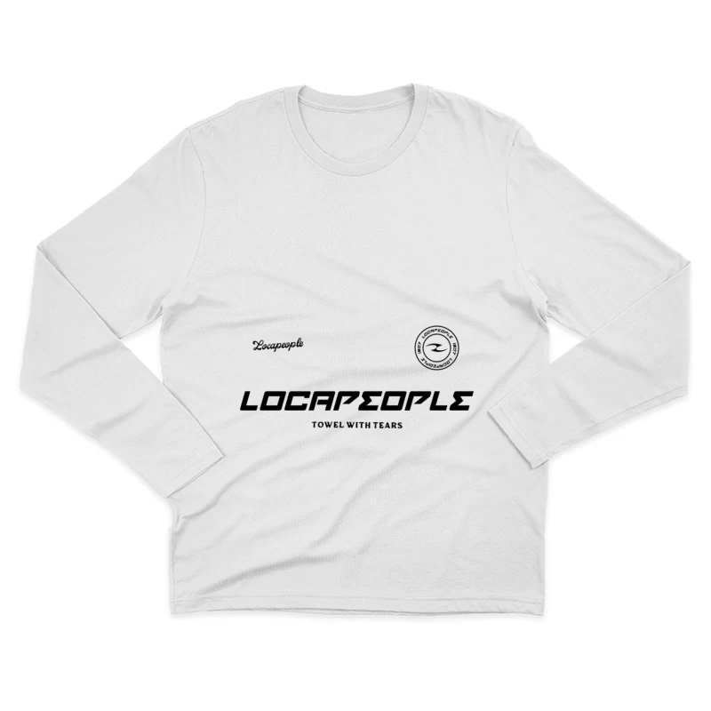 Logo-Design mit Aufschrift Herren Langarm T-Shirt