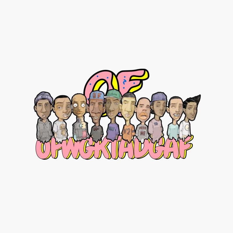 5 ODD FUTURE - THE OF TAPE VOL.2 Cotton Tote Bag