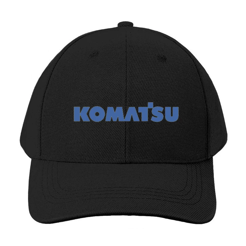 Komatsu Industrial Equipment Company Logo in Blue Baseball Cap