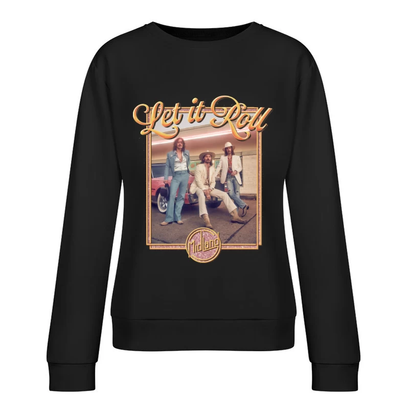midland music logo Female Pullover Sweatshirt