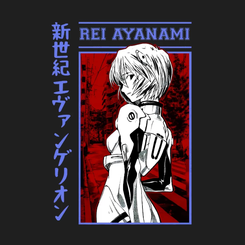 Rei Ayanami im Neon Genesis Evangelion Design Herren Tanktops