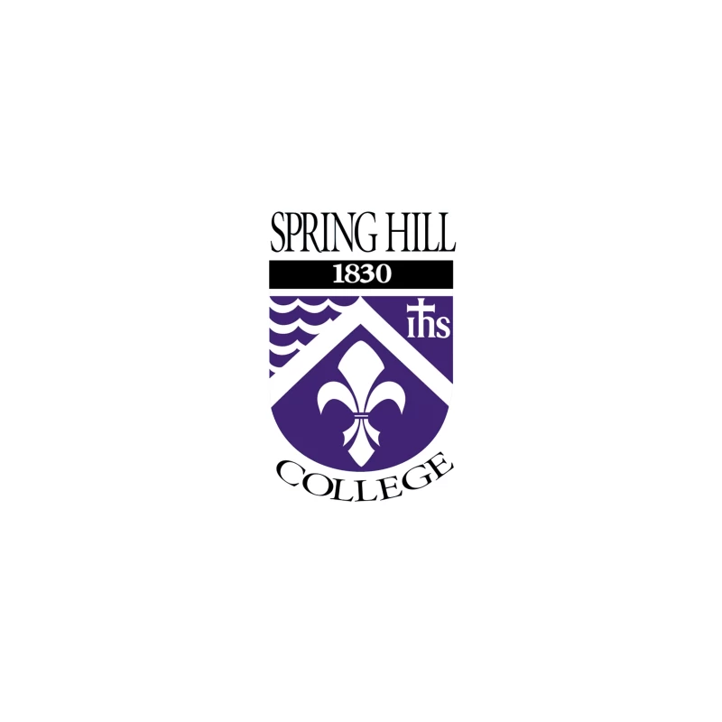 Spring Hill College Historic Shield Logo with Religious Symbolism (Est. 1830) Desk Mat