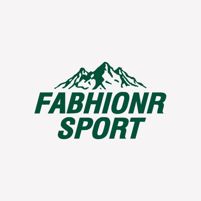 Outdoor Sport Logo mit Bergmotiv Damen T-Shirt