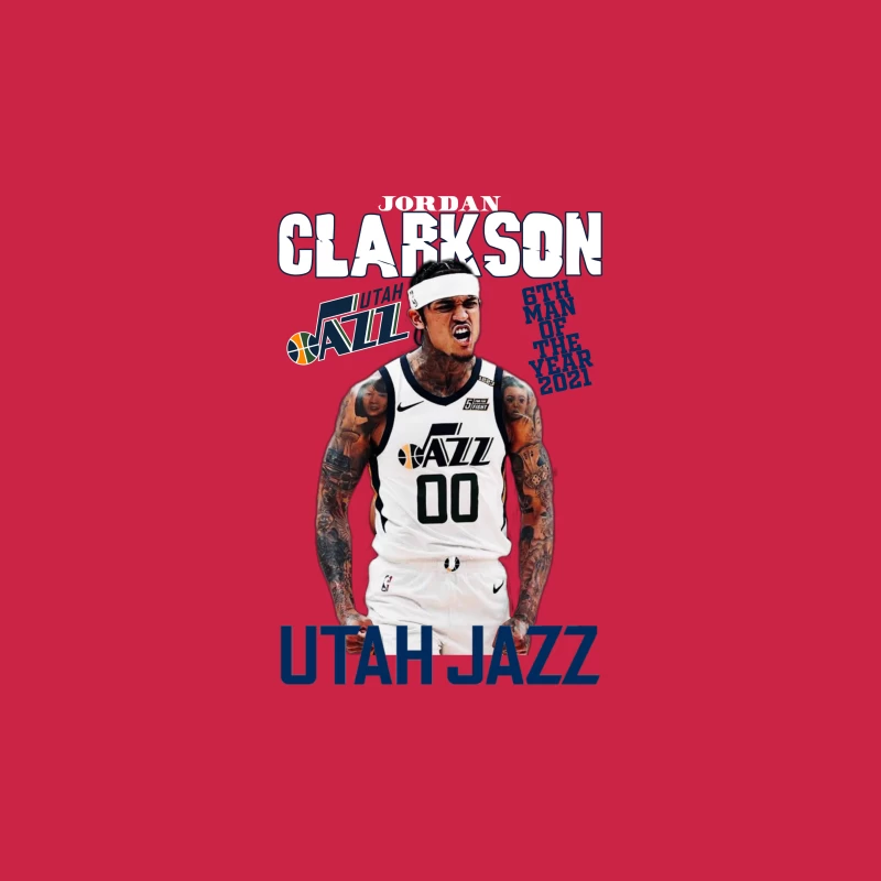 Jordan Clarkson of the Utah Jazz Travel Mug