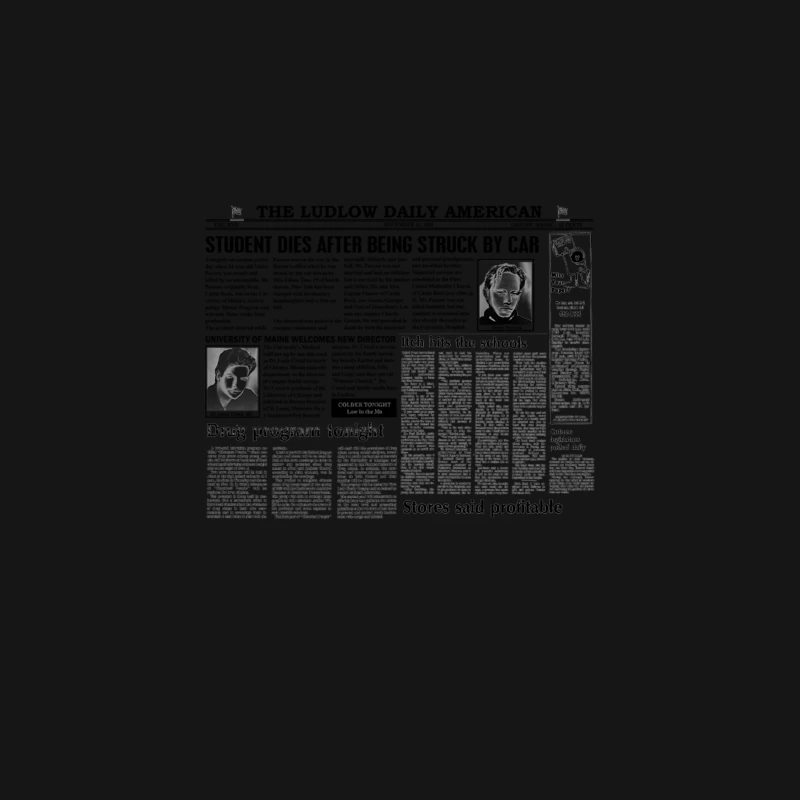 Pet Sematary Newspaper Desk Mat