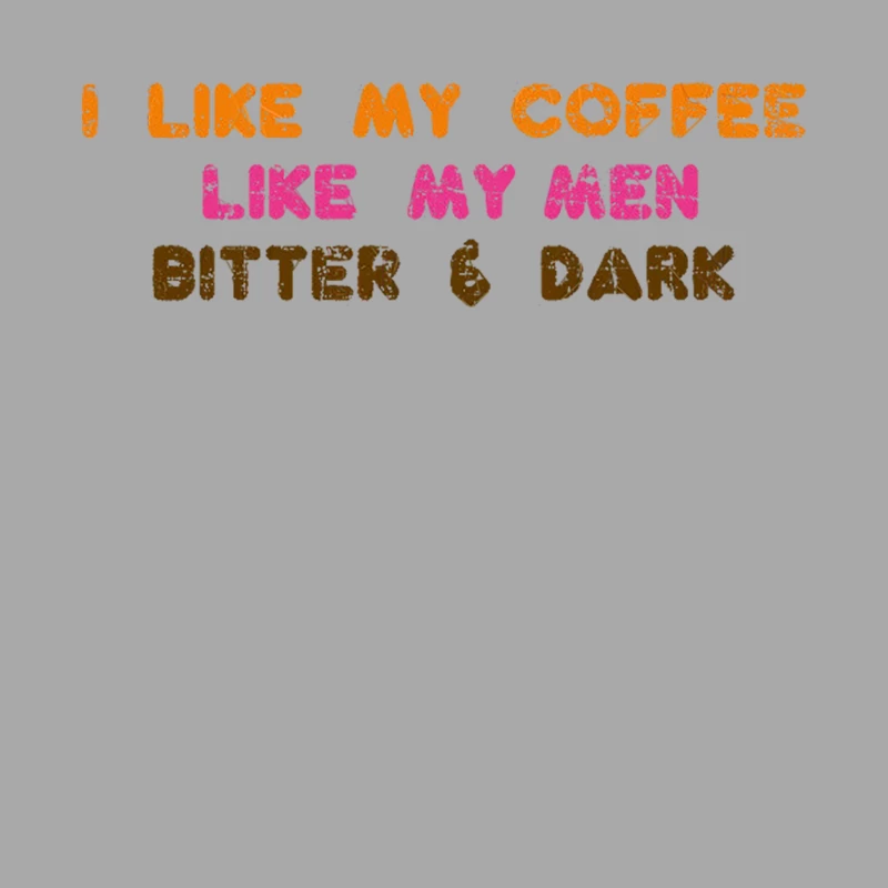 Humorous Coffee and Men Comparison Typography Male Pullover Hoodie
