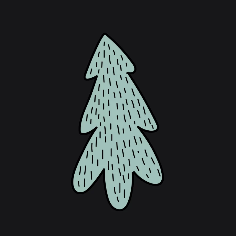 Arbre de Noël abstrait Homme Sweat à capuche