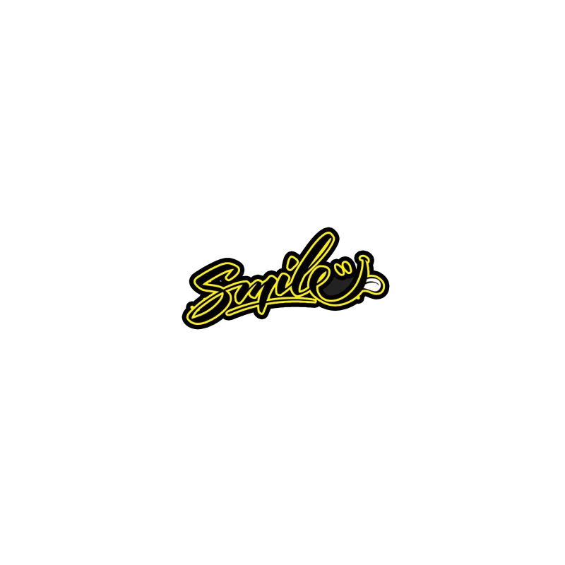 Modern Graffiti Art Design Featuring "Smile" Desk Mat