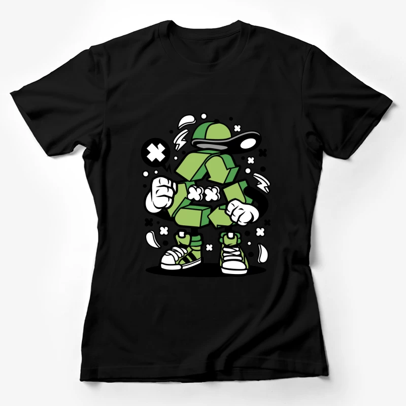 Personnage recyclage dynamique Femme T-Shirt