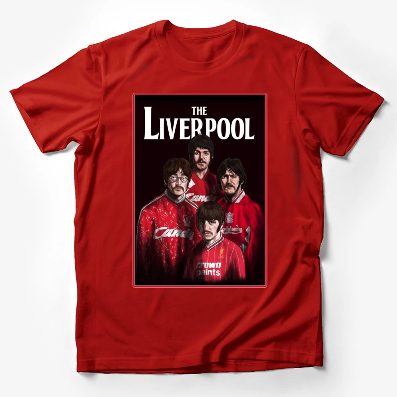 Liverpool/Beatles Mashup Male T-Shirt