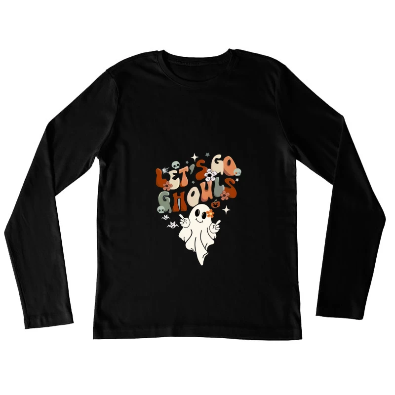 Geister und Herbststimmung Damen Langarm T-Shirt