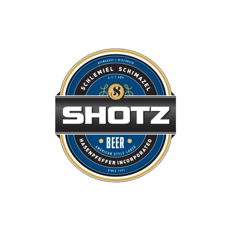 Shotz Beer Throw Pillow