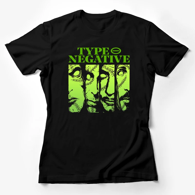 Type O Negative Faces Female T-Shirt