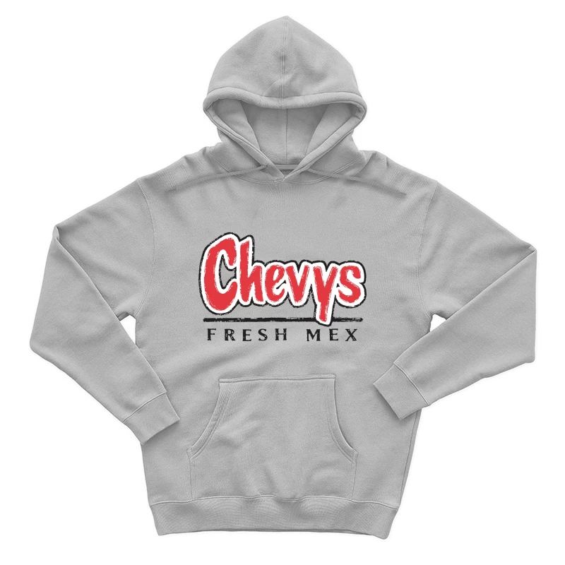 Chevys Fresh Mex Restaurant Logo Design Male Pullover Hoodie