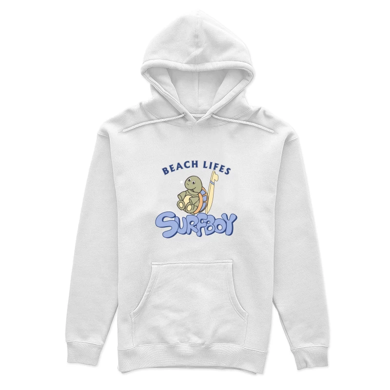 Strandtier Schildkröte mit Surfbrett Damen Pullover Hoodie