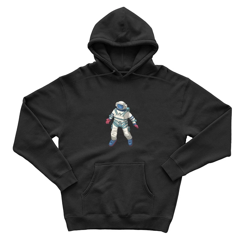 Illustration eines Astronauten im Raumanzug Herren Pullover Hoodie