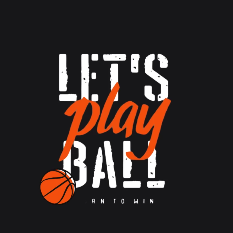 Basketball-Spielaufdruck mit motivierendem Slogan Damen Pullover Hoodie