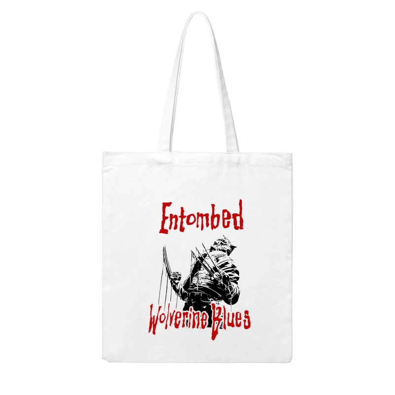 Entombed Wolverine Blues Retro Cotton Tote Bag