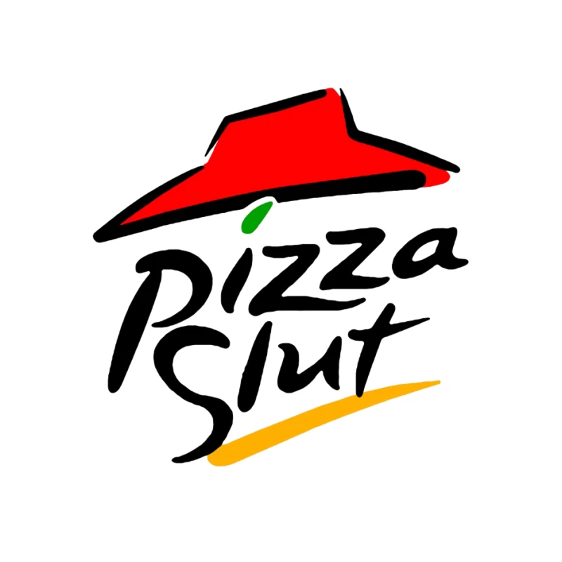 Pizza Hut Classic Red Roof Restaurant Logo Pin