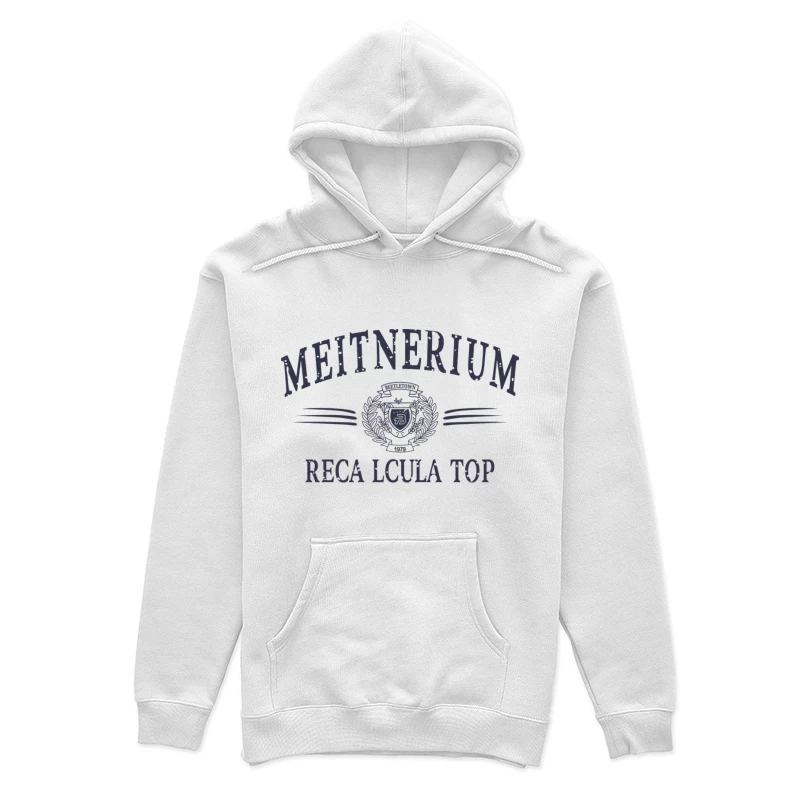 Meitnerium Design mit Emblem Damen Pullover Hoodie