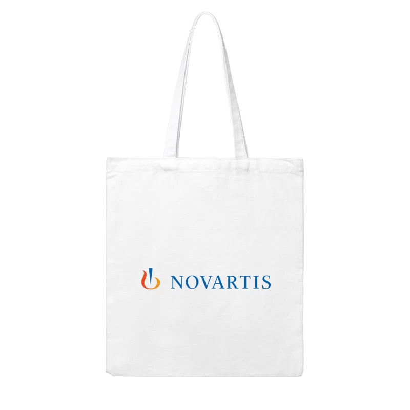 Novartis Healthcare Company Corporate Logo Cotton Tote Bag