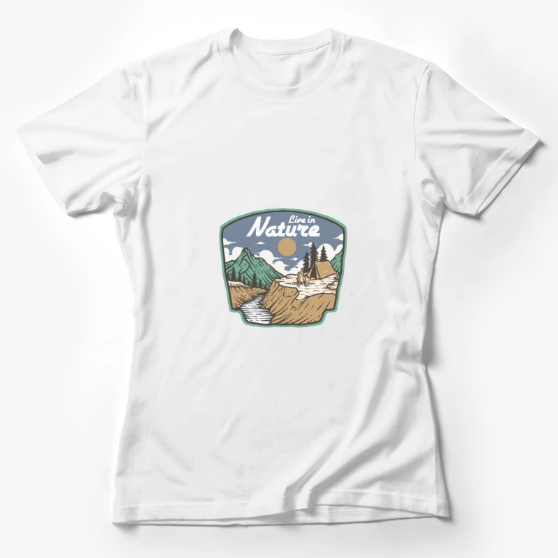 Leben in der Natur: Camping und Abenteuer Damen T-Shirt