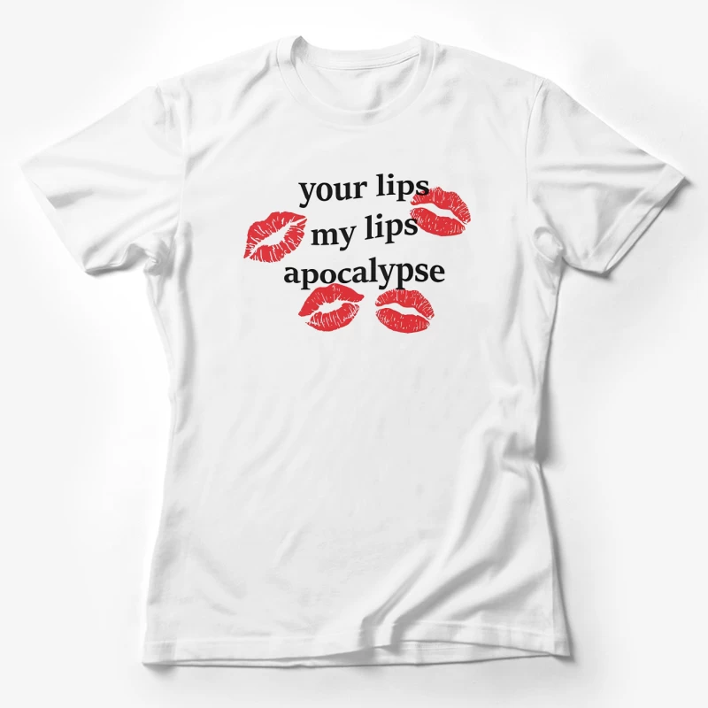 Cigarettes After Sex Lips Apocalypse Female T-Shirt