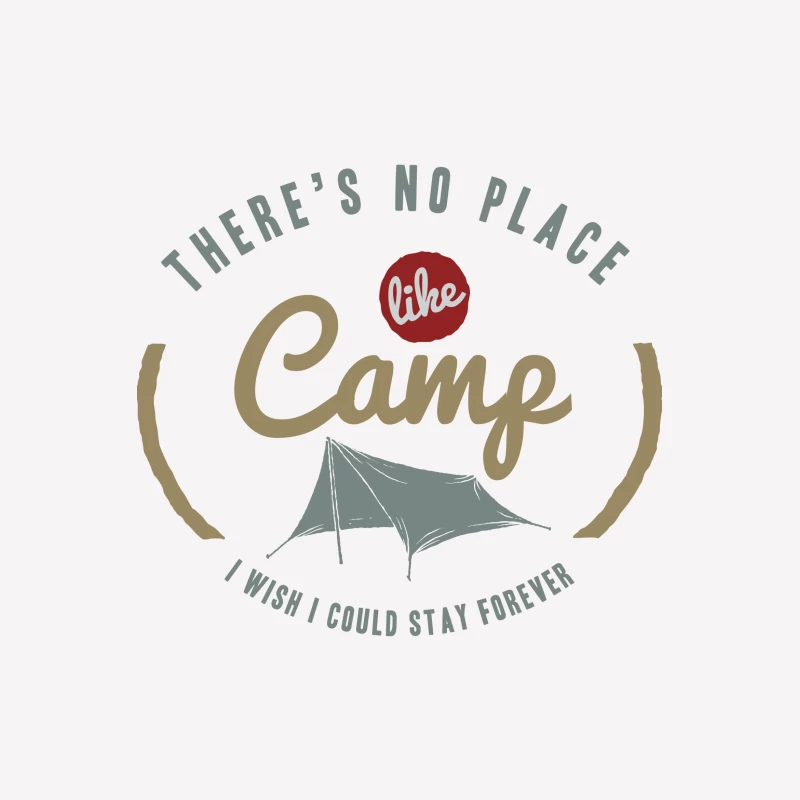 Aucun endroit comme le camp Femme T-Shirt