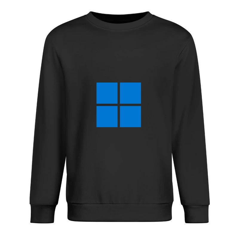 Microsoft Windows Operating System Logo Male Pullover Sweatshirt