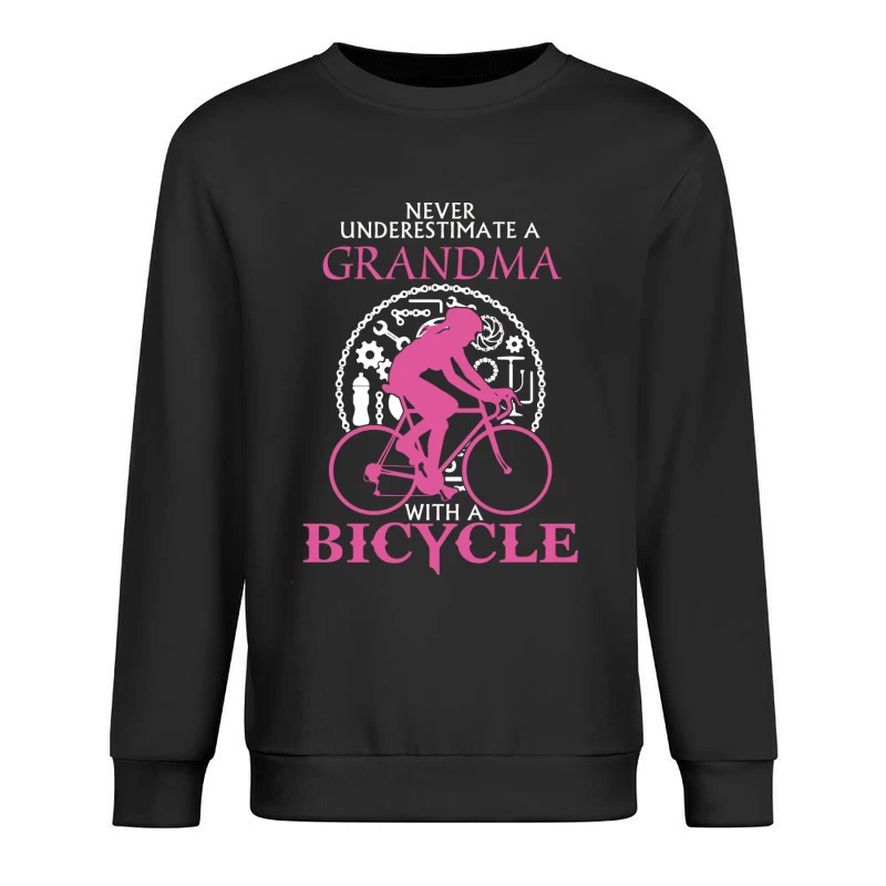 Grand-mère cycliste audacieuse Homme Sweat-shirt à enfiler