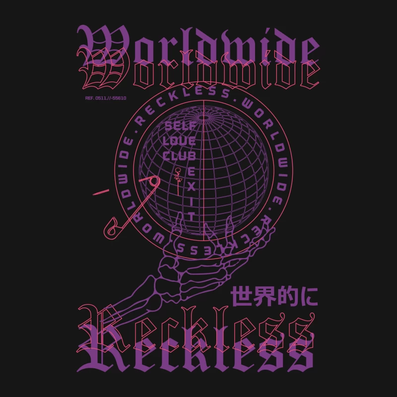 Weltweites Reckless-Design Herren T-Shirt