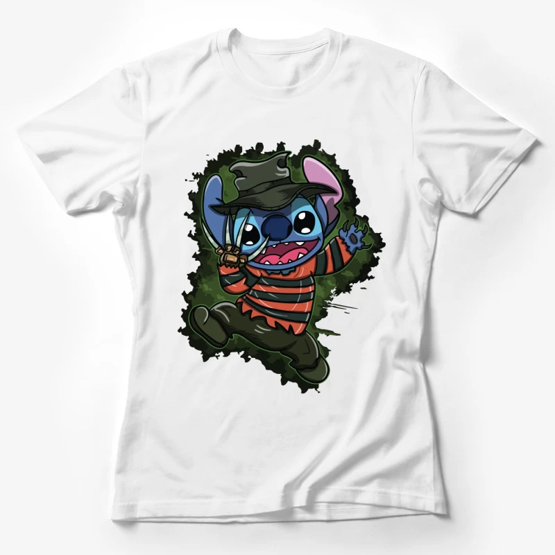 Cartoon Horror Parody Character Female T-Shirt