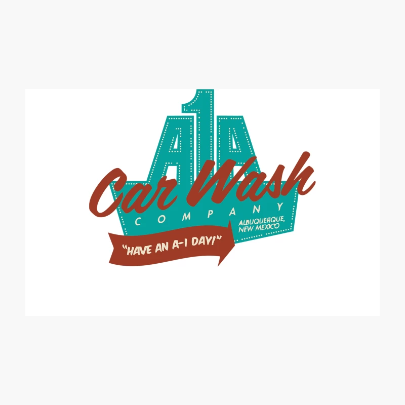 Retro Car Wash Logo for Albuquerque Company Travel Mug