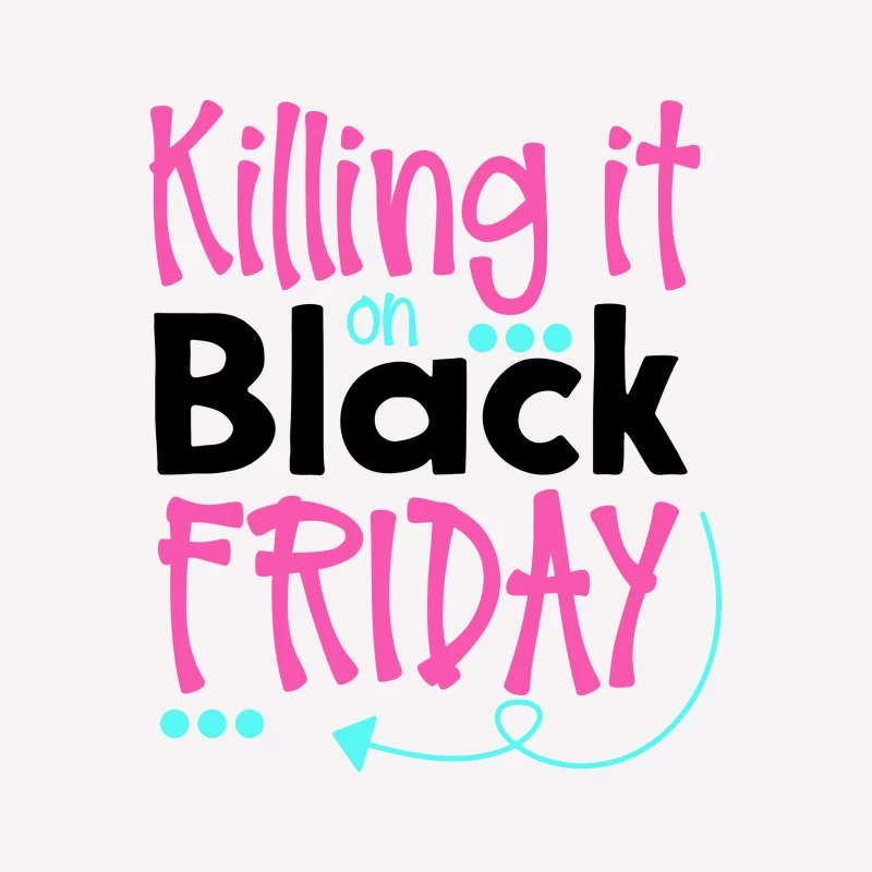 Conception de Black Friday dynamique Femme T-Shirt