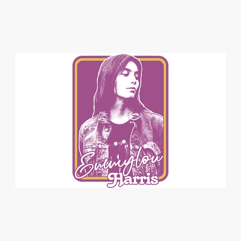 Emmylou Harris  Outlaw Country Retro Fan Design Travel Mug