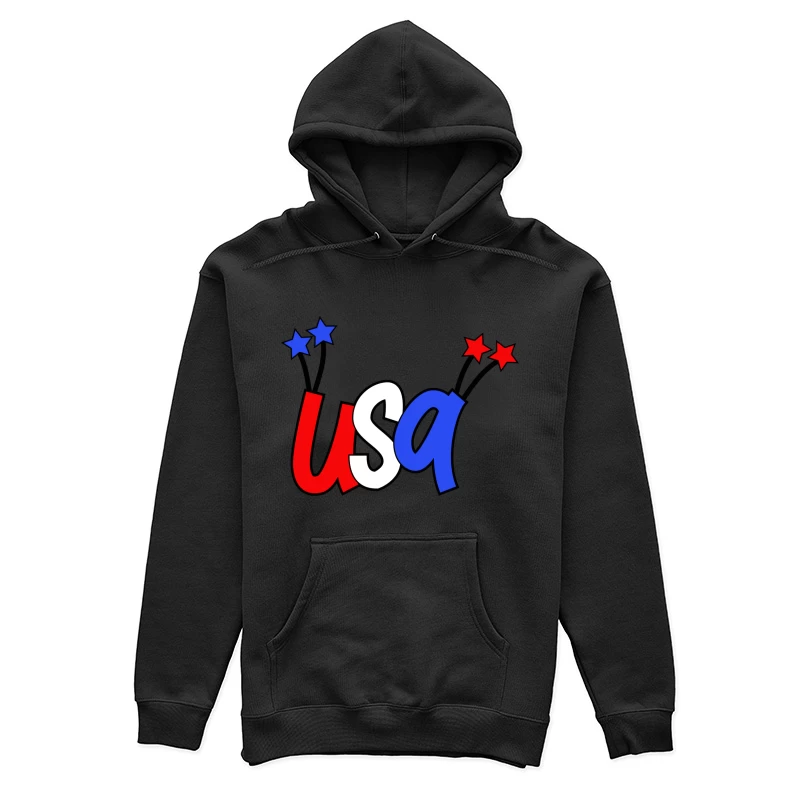 Design USA patriotique coloré Femme Sweat à capuche