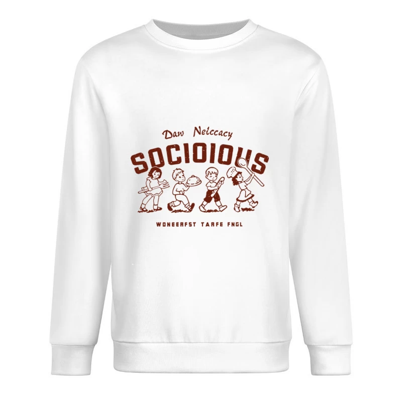 Kinderspiel-Design für geselliges Essen Herren Pullover Sweatshirt