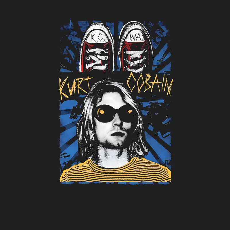 Kurt Cobain Retro Male Tank Top