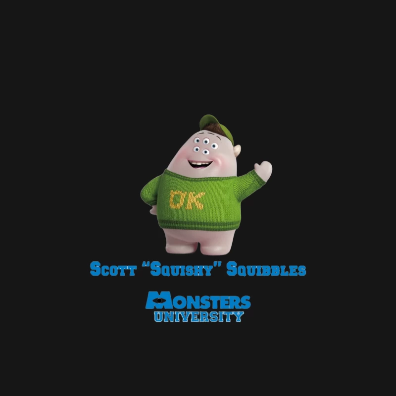 Scott "Squishy" Squibbles: Monsters University Character Toy Female Long Sleeve T-Shirt