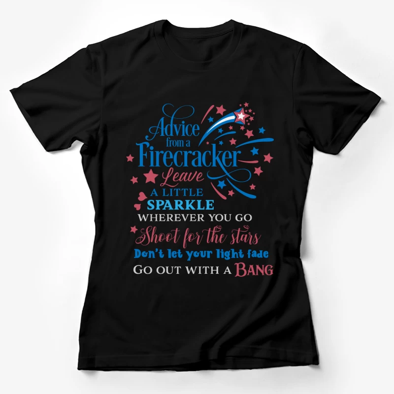 Conseils d'un pétard: Éclat, étoiles et explosion Femme T-Shirt