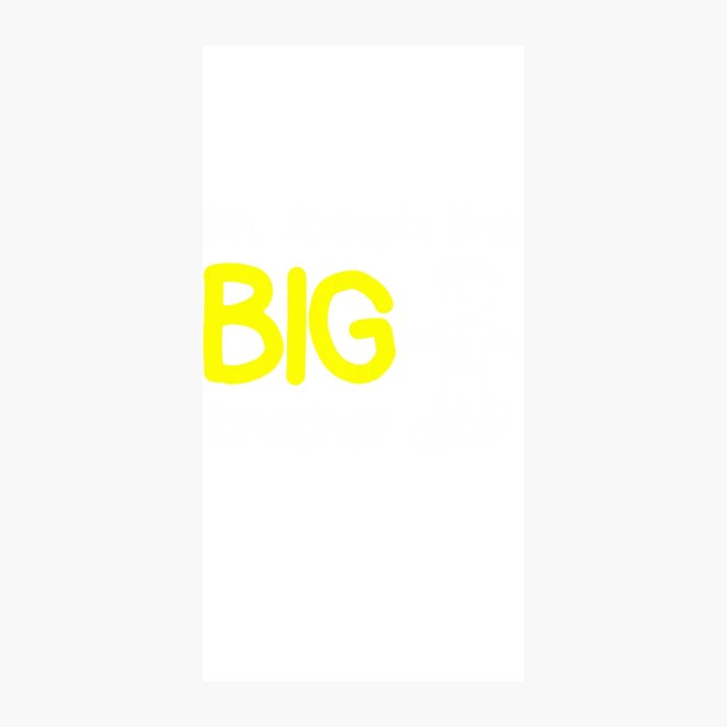 Personalised I_m The Big Brother iPhone Case