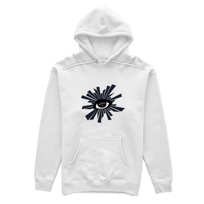 Motif d'œil avec rayons Femme Sweat à capuche