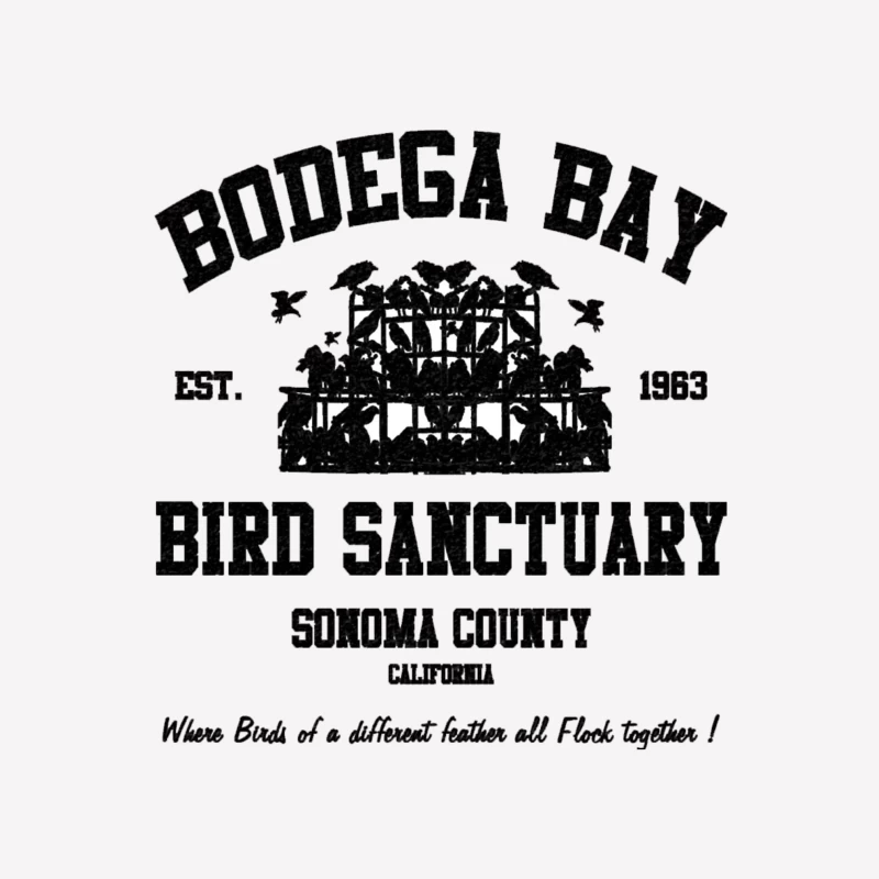 BODEGA BAY BIRD SANCTUARY 2 Male T-Shirt