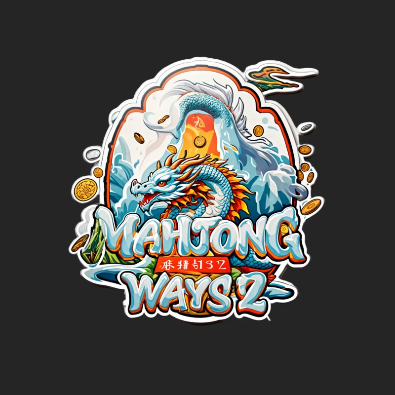 Mahjong Ways 2 Game Logo Male Pullover Sweatshirt