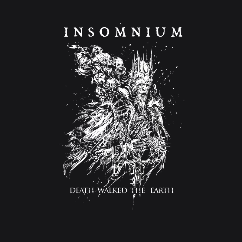 Insomnium Death Walked The Earth Female Pullover Hoodie