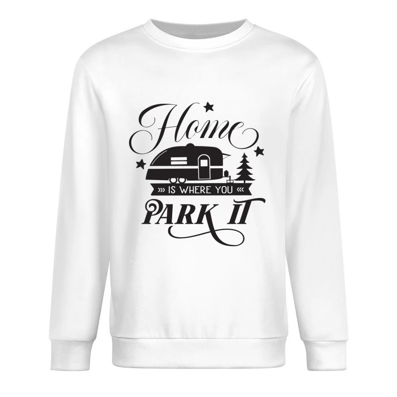 Caravane - Maison est là où vous la garez Homme Sweat-shirt à enfiler