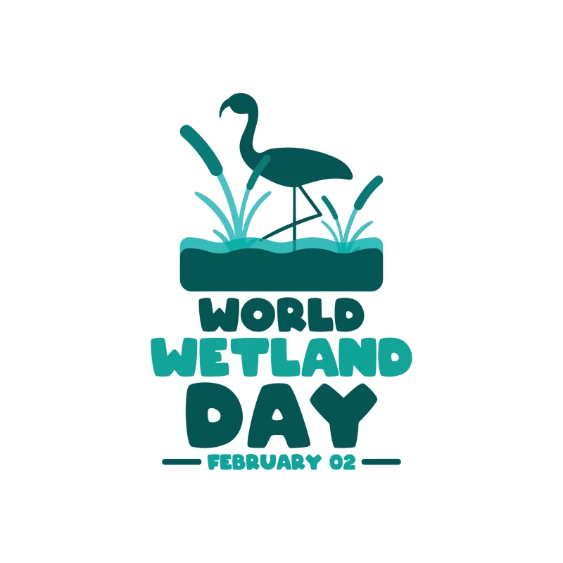 Celebrate World Wetland Day – Vibrant Flamingo Design Throw Pillow