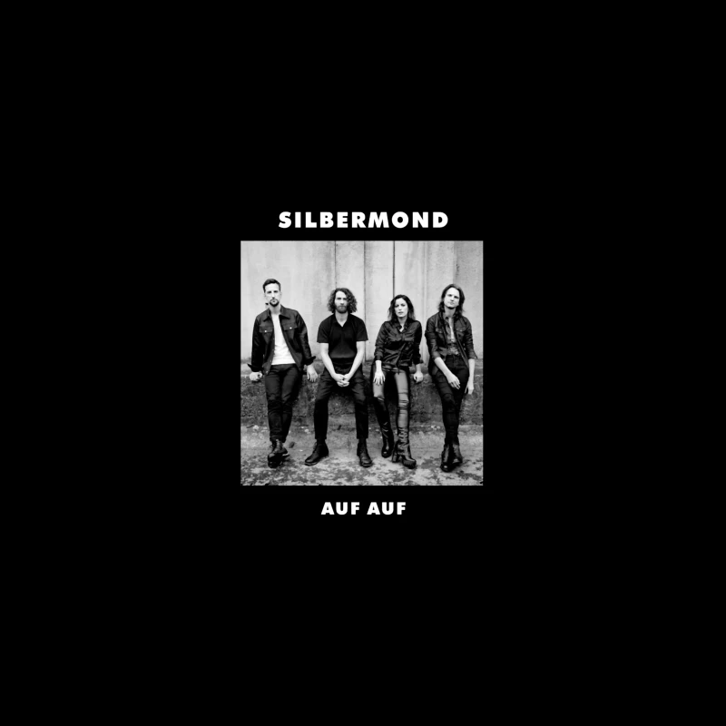 German Rock Band Silbermond - Black and White Promotional Photo iPhone Case