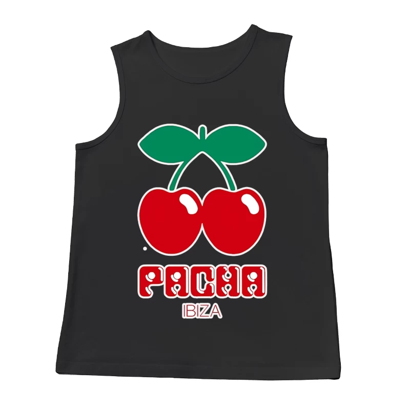 Pacha Ibiza Nightclub's Iconic Cherry Logo Male Tank Top