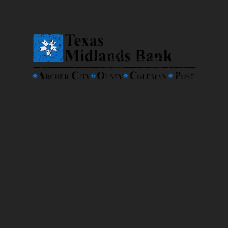 Texas Midlands Bank distressed Female Pullover Sweatshirt